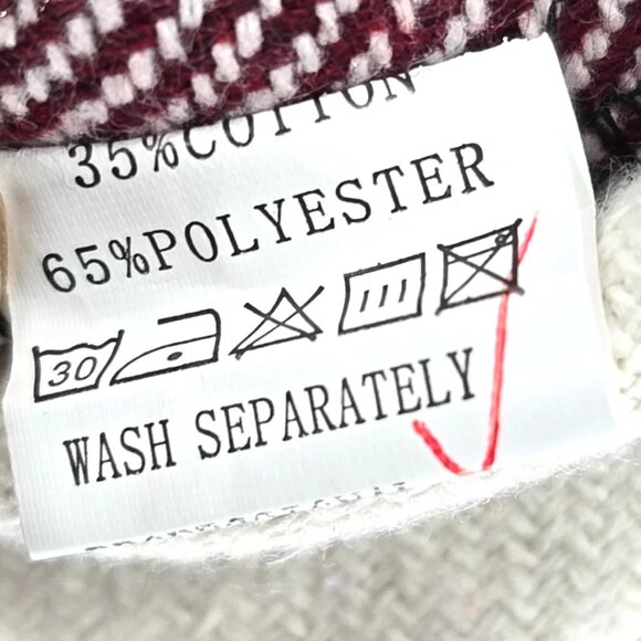 Yacun Vest Lapel Open Front Buffalo Plaid Sleeveless Cardigan Jacket Women Small - Picture 9 of 10